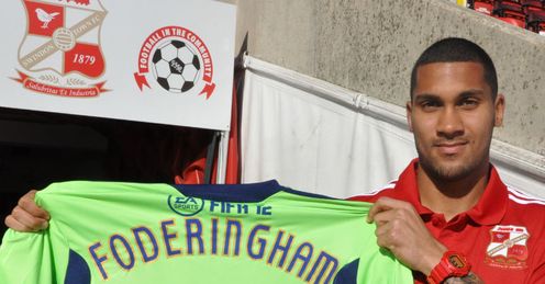 Wes Foderingham: Starting to find his feet at Swindon, a side he believes can push for promotion