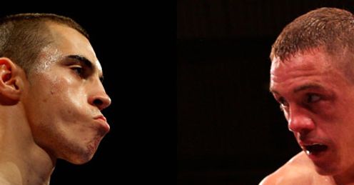 Youth and experience: Quigg (left) and Booth go head-to-head