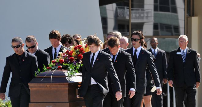Dan Wheldon Funeral took place on Saturday