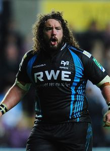 Adam Jones ospreys heineken cup 2011 Adam Jones ospreys heineken cup 2011