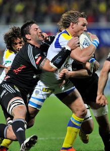 Gerhard Vosloo for Clermont against Aironi Gerhard Vosloo for Clermont against Aironi