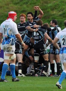 Glasgow Warriors celebrate Heineken Cup win over Bath Glasgow Warriors celebrate Heineken Cup win over Bath