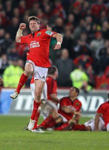 Munster v Northampton Ronan O Gara drop goal Munster v Northampton Ronan O Gara drop goal