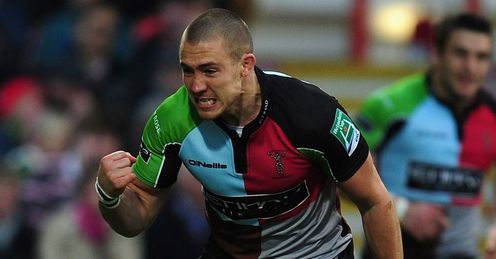 Brown: doing his bit for Quins