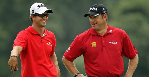 Adam Scott and Lee Westwood will be playing together