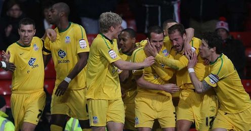 Palace: celebrate a famous win at Man Utd