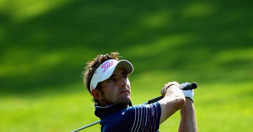 Kruger - joint first-round leader.