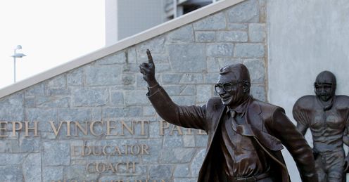 Erased: The Joe Paterno statue at Penn State has been removed