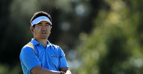 Yang during Wednesday's practice round.
