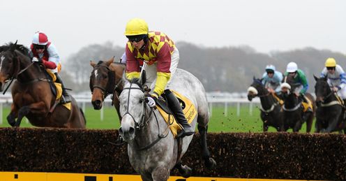 Conor O'Farrell rides Dynaste to victory at Haydock in November