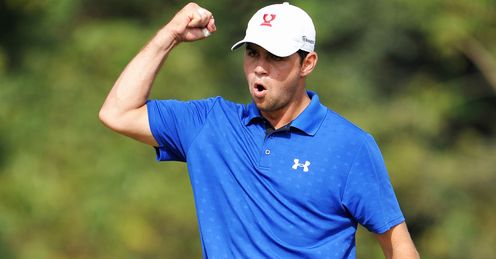 Gary Woodland at the World Cup