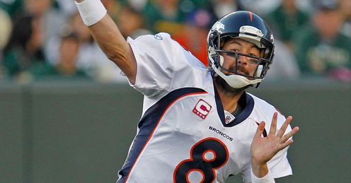 Centre stage: veteran quarterback Kyle Orton came up trumps for the Chiefs