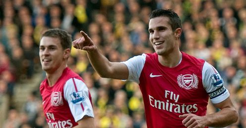 Central roles: Ramsey and Van Persie can carry Arsenal through, says Ray