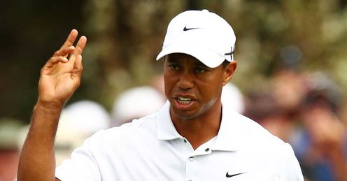 Tiger on his march into Friday's lead
