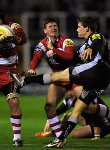 Jordi Pasqualin Jim Hamilton Newcastle Falcons v Gloucester Aviva Premiership Jordi Pasqualin Jim Hamilton Newcastle Falcons v Gloucester Aviva Premiership