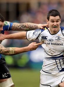 Ryan Caldwell tackling Jonathan Sexton in Bath v Leinster Ryan Caldwell tackling Jonathan Sexton in Bath v Leinster