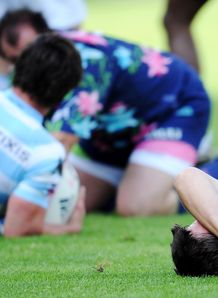 Stade Francais and Racing Metro on the floor Stade Francais and Racing Metro on the floor