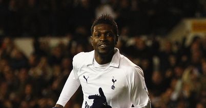 Tottenham v Chelsea Emmanuel Adebayor