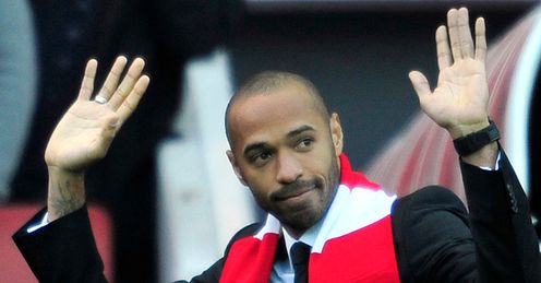 Thierry Henry Arsenal wave 2011