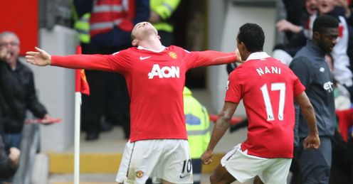 Wayne Rooney celebration
