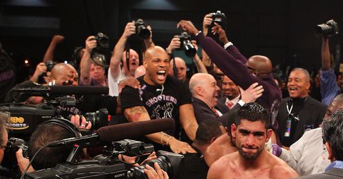 Defeated: But Johnny expects Khan and British boxing to come again in 2012