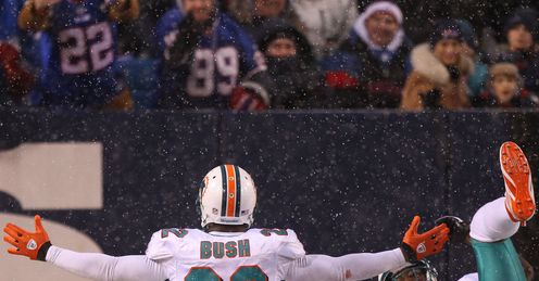 Bush had a field day against the Raiders