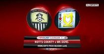 Notts County 1-1 MK Dons