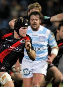 Edinburgh Rugby s Ross Rennie v RAcing 2012