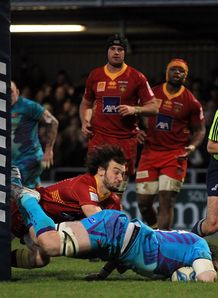 James Phillips Exeter Chiefs scores v Perpignan