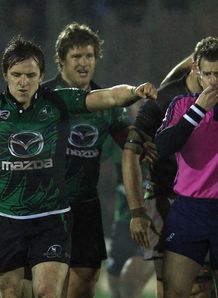 Connacht celebrating Heineken Cup win over Harlequins