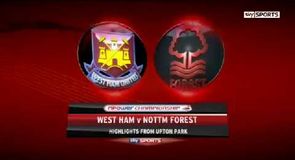 West Ham 2-1 Nottingham Forest