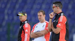 Three's company: Bumble says it's time for Pietersen, Flower and Strauss to sit down in a room together Three's company: Bumble says it's time for Pietersen, Flower and Strauss to sit down in a room together