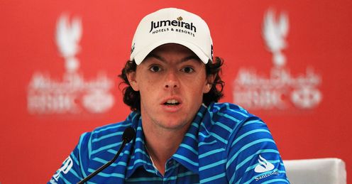 McIlroy - all set for Abu Dhabi challenge.