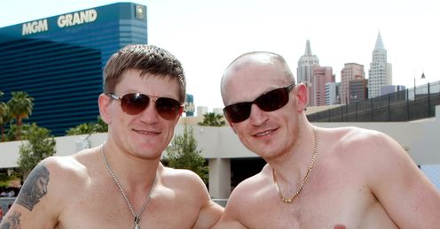 Brothers in arms: Matthew Hatton (right) has benefited from being Ricky's sibling