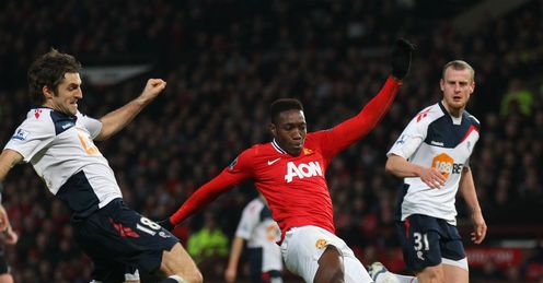 Danny Welbeck Manchester United vs Bolton