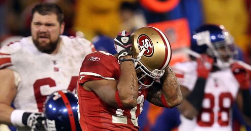 Giant error: Williams reacts after fumbling a punt return in overtime against New York