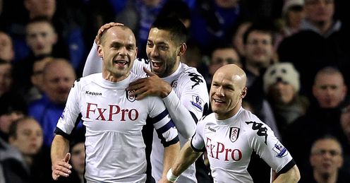 Danny Murphy goal celeb Everton v Fulham FA Cup
