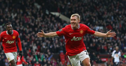 Paul Scholes Manchester United vs Bolton