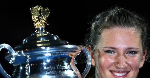 Azarenka claims maiden slam