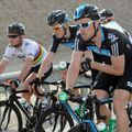 Mark Cavendish was the leading Team Sky rider, coming home in eighth position in the final sprint.