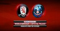 Middlesbrough 0-0 Crystal Palace