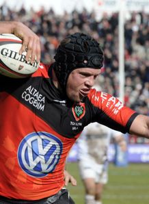 Joe van niekerk try Toulon v UBB Joe van niekerk try Toulon v UBB