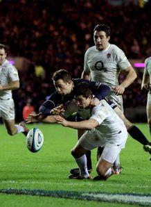 Greig Laidlaw Scotland v England Six Nations Calcutta Cup Murrayfield Feb 2012