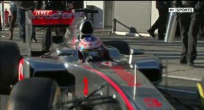 Kimi sets the pace in Jerez