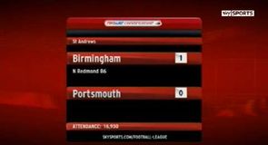 Birmingham 1-0 Portsmouth