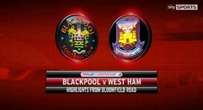Blackpool 1-4 West Ham