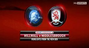 Millwall 1-3 Middlesbrough