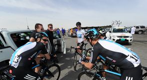 There was a relaxed atmosphere before the start but the fourth stage turned out to be anything but