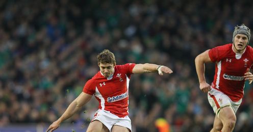Leigh Halfpenny Wales v Ireland Six Nations Aviva Stadium Dublin Feb 2012