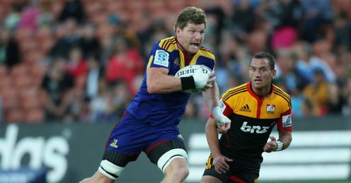 Adam Thomson on the charge Adam Thomson on the charge